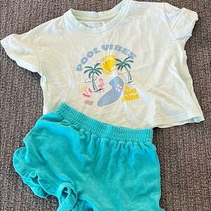 Cool Vibes Kids Set - White and Blue